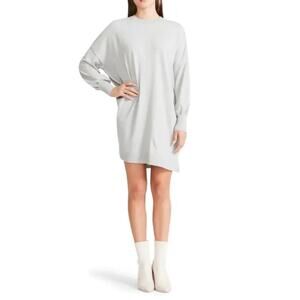 New STEVE MADDEN NORDSTROM Women's Olivia Long Sleeve Sweater Minidress Size M